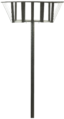 LIXEIRA COM PEDESTAL